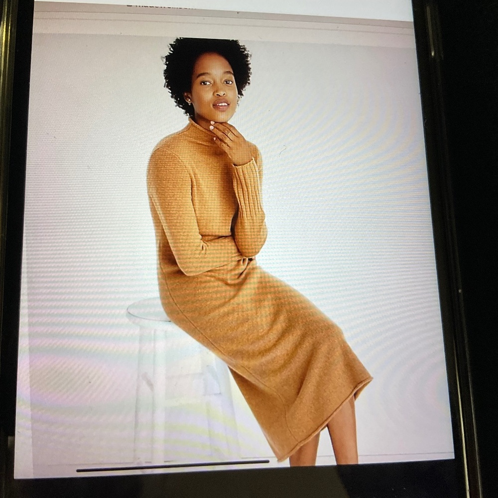 Madewell Cashmere Sweater Dress. NWT